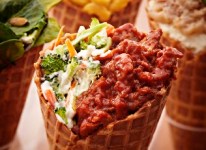 Little Man's Pulled Pork with Broccoli Carrot Slaw!