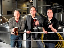 Three Other Bastards: Stone's Steve Wagner, Greg Koch, and brewmaster Mitch Steele.