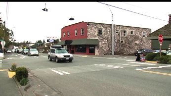 Bustling downtown Vashon