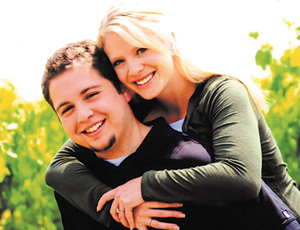 Farrah Felton and then-fiance, Stefan Jolley