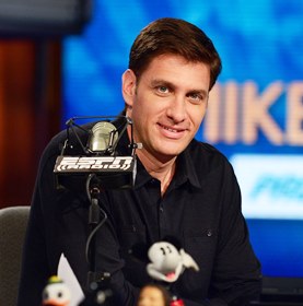 Everyone's favorite germaphobe, Mike Greenberg (Photo by Joe Faraoni / ESPN Images)