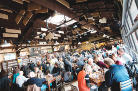 Taproom culture at Founders Brewing